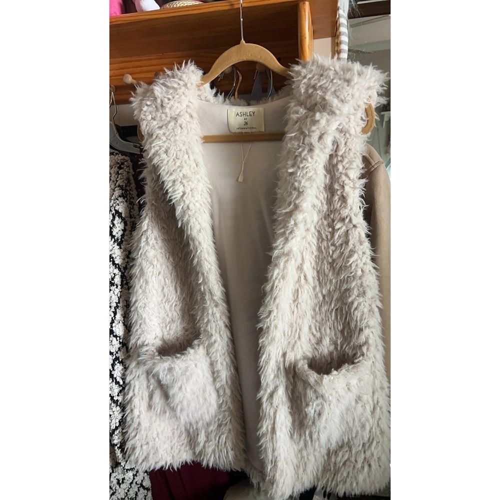 Ashley by 26 International Faux Fur Vest